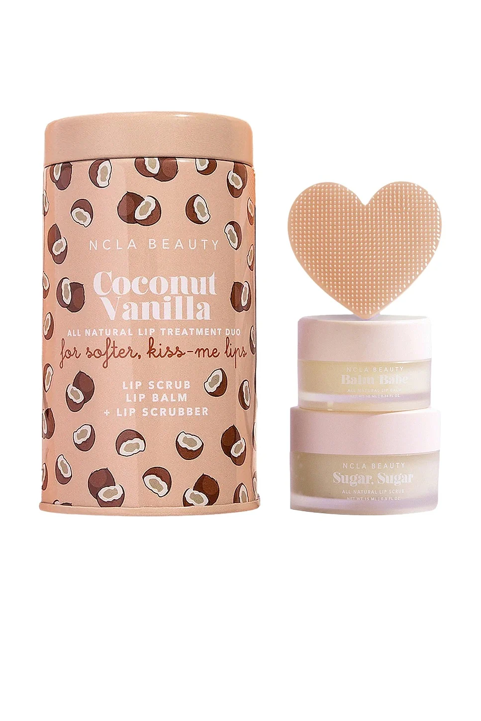 NCLA Lip Care Duo + Lip Scrubber