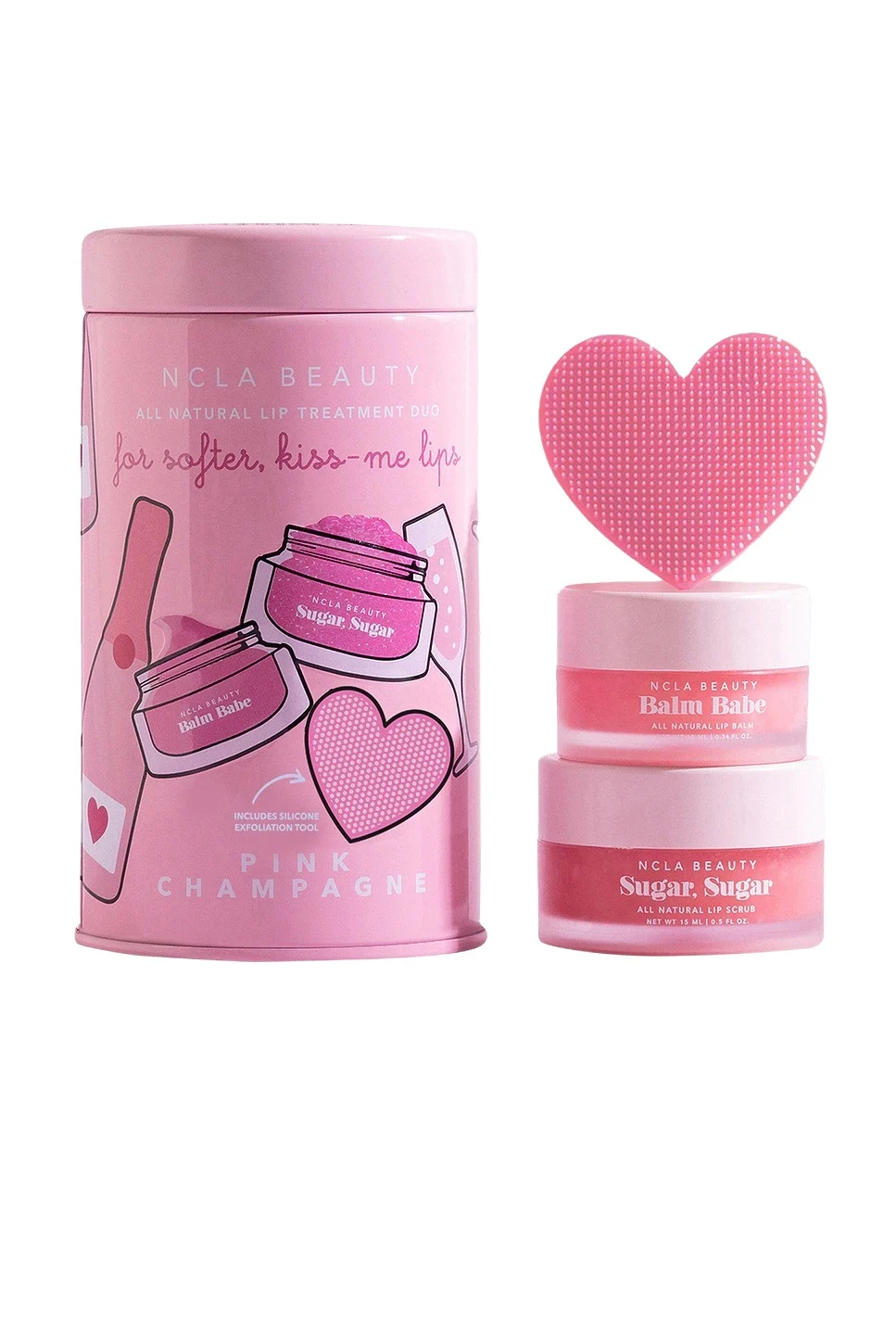 NCLA Lip Care Duo + Lip Scrubber