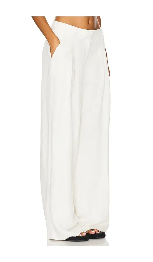 St. Agni Wide Leg Pleat Pants | Thumbnail 2