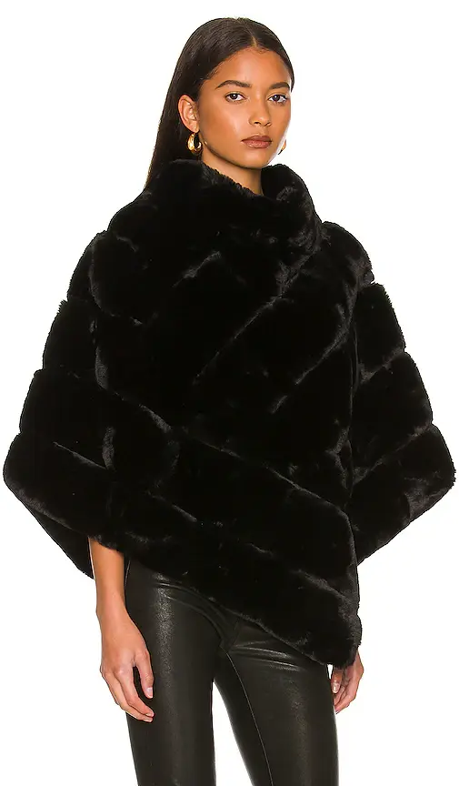 Adrienne Landau Faux Fur Wrap | Thumbnail 2 Adrienne Landau Faux Fur Wrap | Thumbnail 2