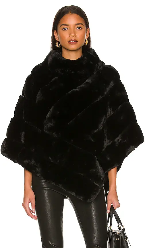 Adrienne Landau Faux Fur Wrap