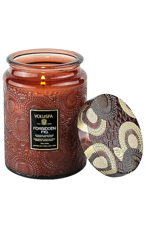 Voluspa Forbidden Fig Large Jar Candle | Thumbnail 2 Voluspa Forbidden Fig Large Jar Candle | Thumbnail 2