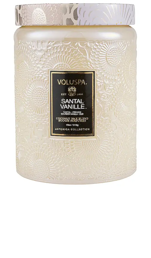 Voluspa Santal Vanille Large Jar Candle