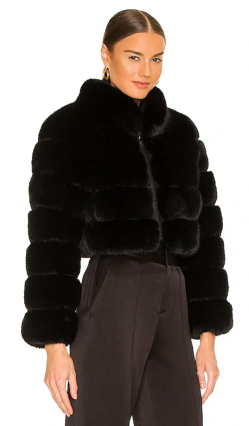 Adrienne Landau Faux Fox Fur Jacket | Thumbnail 2 Adrienne Landau Faux Fox Fur Jacket | Thumbnail 2