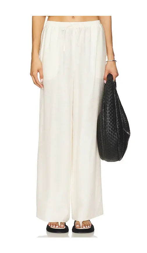 Onia Textured Gauze Wide Leg Pant | Image 1 Onia Textured Gauze Wide Leg Pant | Image 1