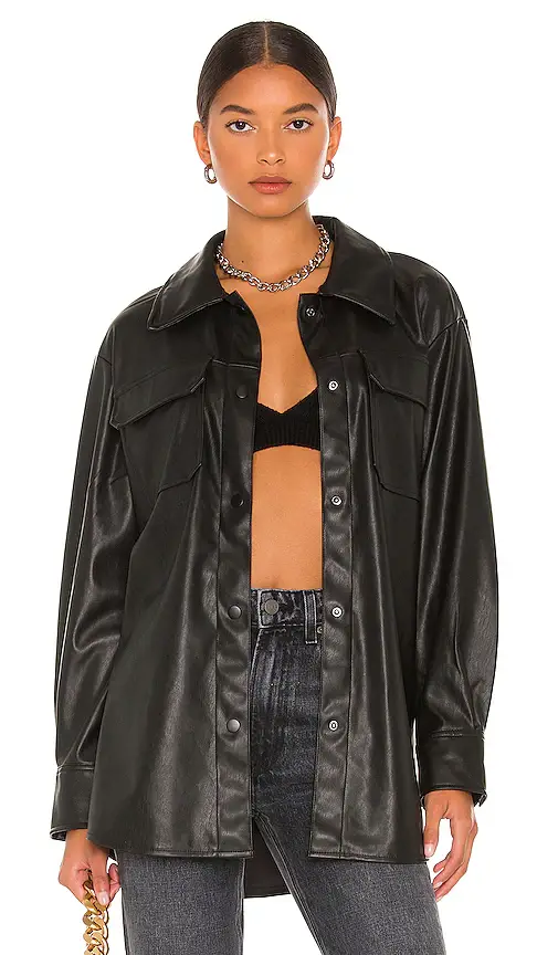 Steve Madden Faux Good Measure Shacket | Image 1 Steve Madden Faux Good Measure Shacket | Image 1