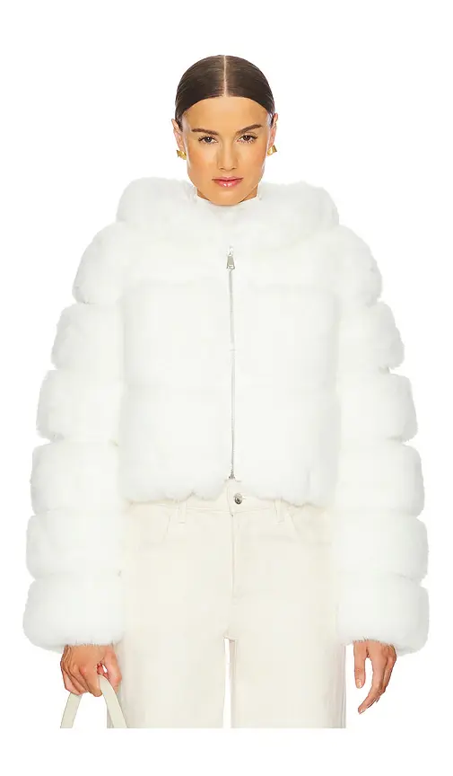 Adrienne Landau The Lina Faux Fur Jacket | Thumbnail 2 Adrienne Landau The Lina Faux Fur Jacket | Thumbnail 2