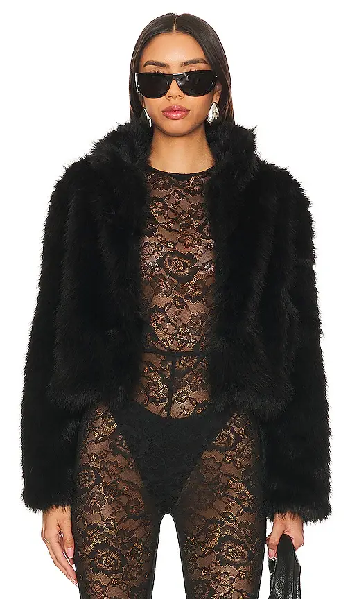Faux Fox Fur Jacket Faux Fox Fur Jacket