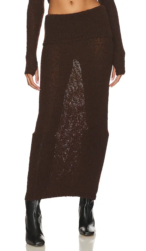 NBD Reece Fold Over Maxi Skirt | Image 1 NBD Reece Fold Over Maxi Skirt | Image 1