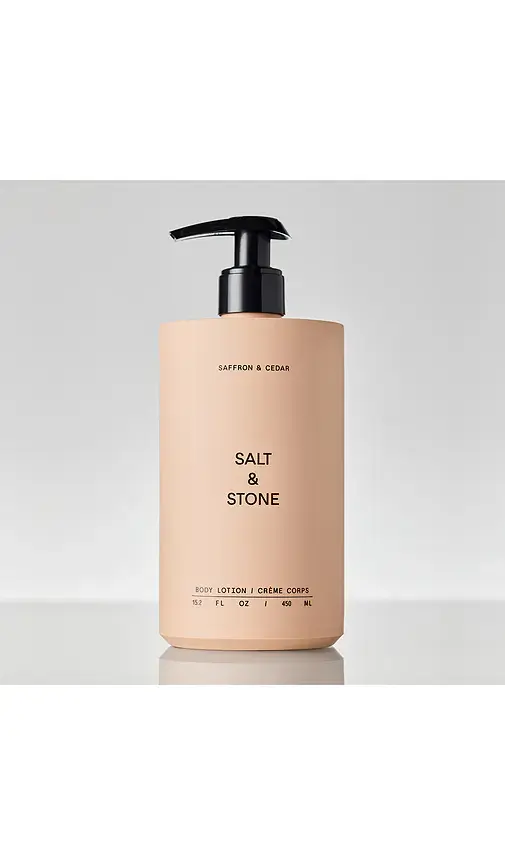 SALT & STONE Saffron & Cedar Body Lotion | Thumbnail 2