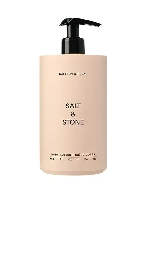SALT & STONE Saffron & Cedar Body Lotion | Image 1 SALT & STONE Saffron & Cedar Body Lotion | Image 1