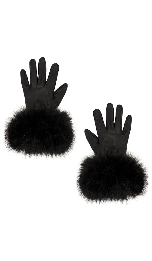 Adrienne Landau The Leather Faux Fur Glove | Image 1 Adrienne Landau The Leather Faux Fur Glove | Image 1