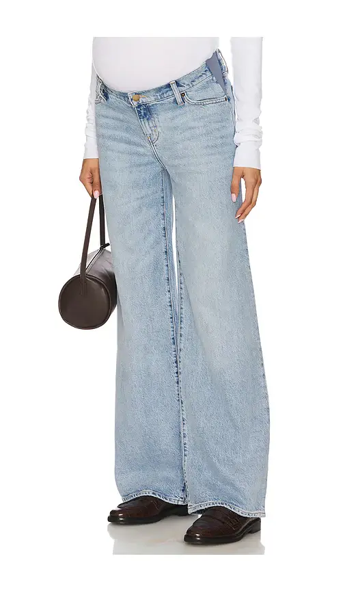 Hatch The Maternity Wide Leg Jeans | Image 1 Hatch The Maternity Wide Leg Jeans | Image 1