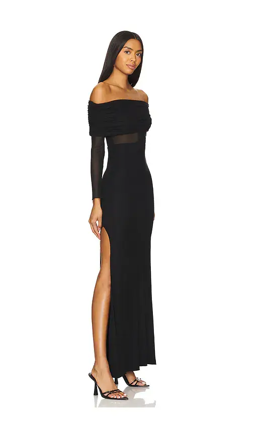 RTA Zadie Long Sleeve Maxi Dress | Thumbnail 2 RTA Zadie Long Sleeve Maxi Dress | Thumbnail 2