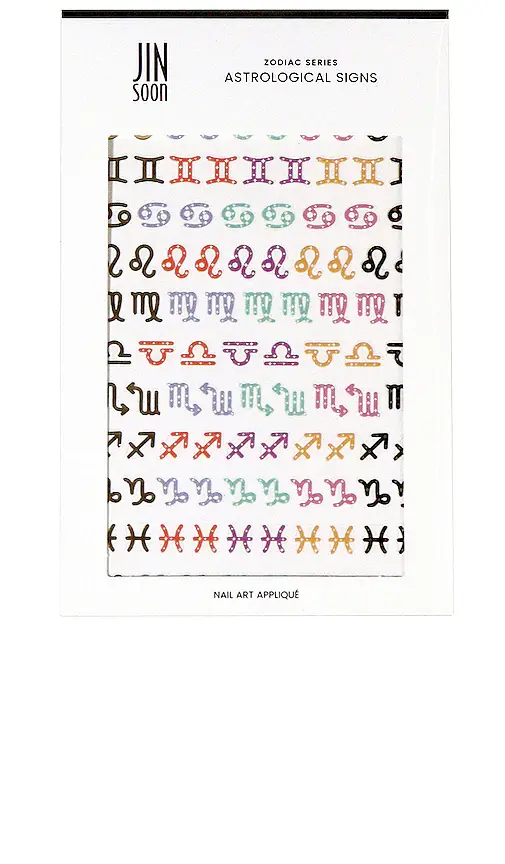 JINsoon Astrological Signs Nail Art Applique