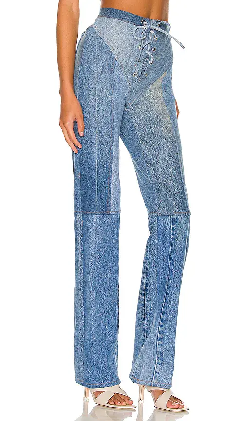 EB Denim Lace Up Jeans | Thumbnail 2
