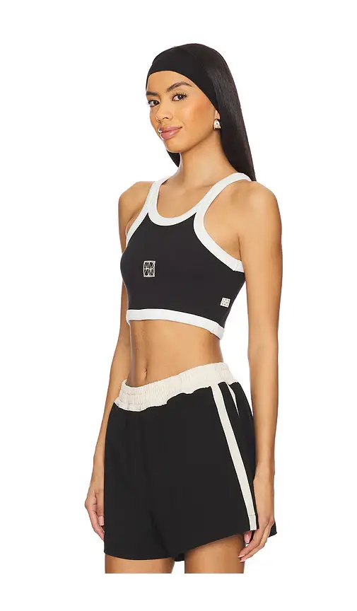 Araminta James Monogram Cropped Tank | Thumbnail 2