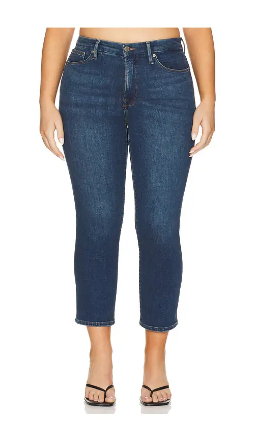 GOOD AMERICAN Good Petite Straight Jeans | Thumbnail 2 GOOD AMERICAN Good Petite Straight Jeans | Thumbnail 2