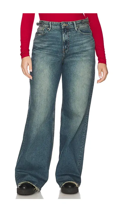 GOOD AMERICAN Good Ease Adjustable Tabs Jeans | Thumbnail 2