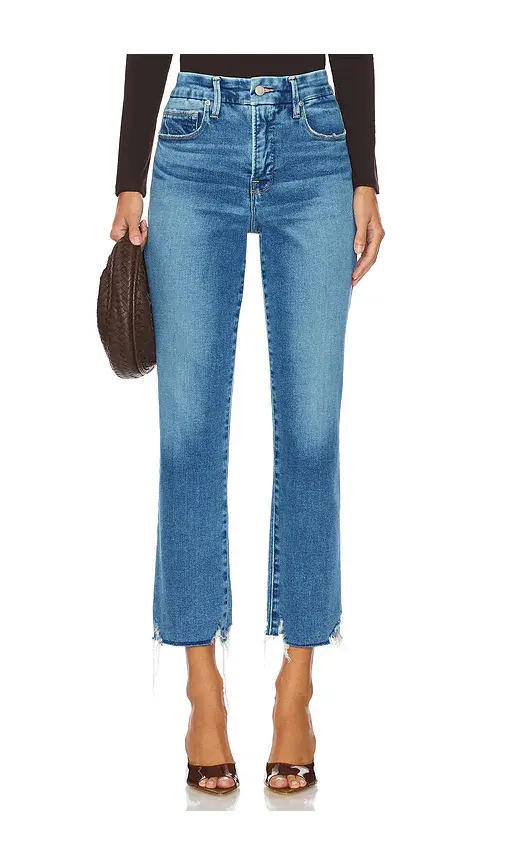 Good American Good Legs Straight Jeans | Image 1 Good American Good Legs Straight Jeans | Image 1