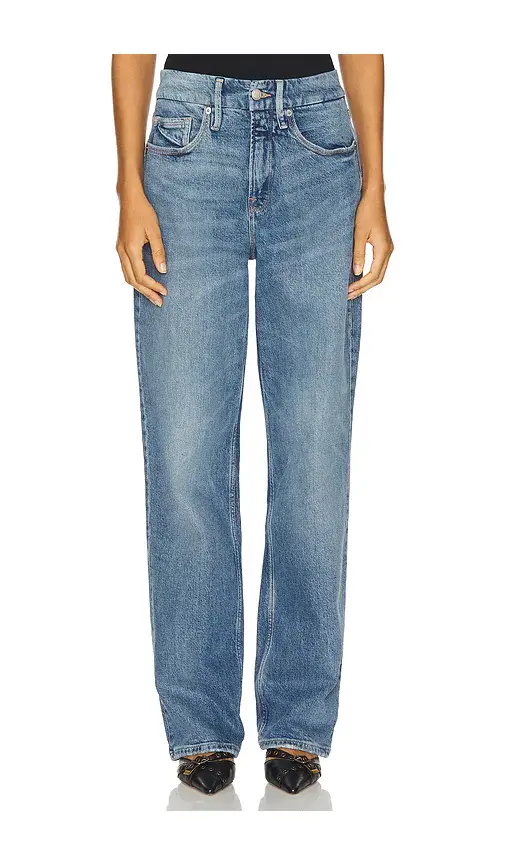 Good American Good 90s Straight Leg Jeans | Image 1 Good American Good 90s Straight Leg Jeans | Image 1