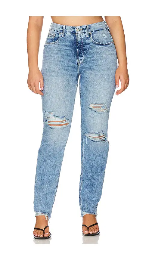 GOOD AMERICAN Good Icon Straight Jeans | Thumbnail 2 GOOD AMERICAN Good Icon Straight Jeans | Thumbnail 2