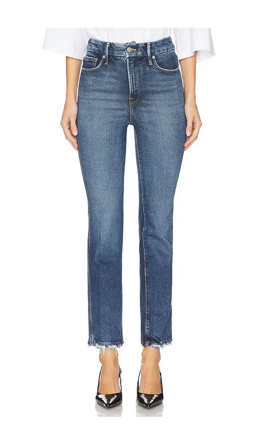 GOOD AMERICAN Good Curve Straight Jeans