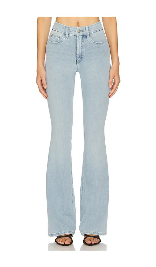Good American Good Legs Flare Jeans | Image 1 Good American Good Legs Flare Jeans | Image 1