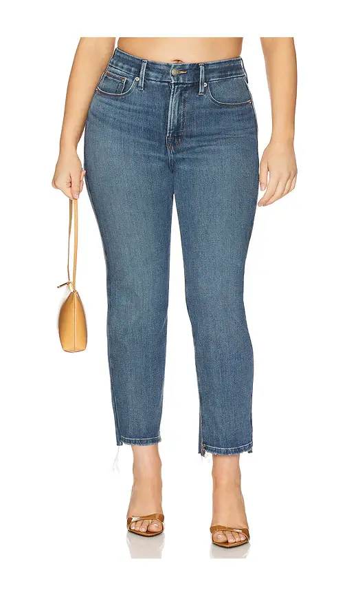 GOOD AMERICAN Good Legs Straight Jeans | Thumbnail 2 GOOD AMERICAN Good Legs Straight Jeans | Thumbnail 2