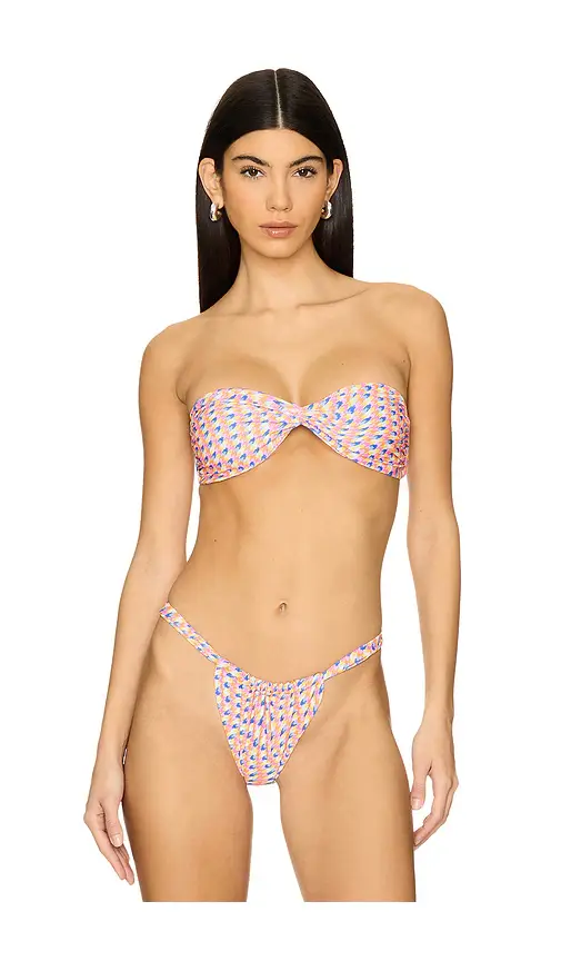Kulani Kinis Twist Bandeau Bikini Top | Image 1 Kulani Kinis Twist Bandeau Bikini Top | Image 1