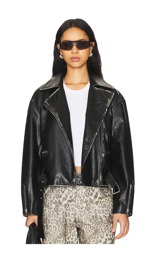 Lana Faux Leather Jacket Lana Faux Leather Jacket