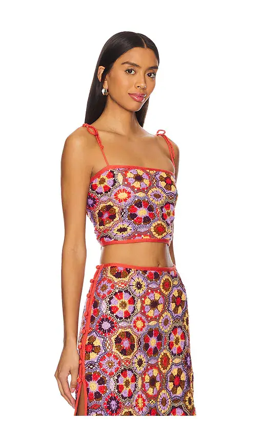 Agua Bendita X Revolve Vicky Crop Top | Thumbnail 2 Agua Bendita X Revolve Vicky Crop Top | Thumbnail 2