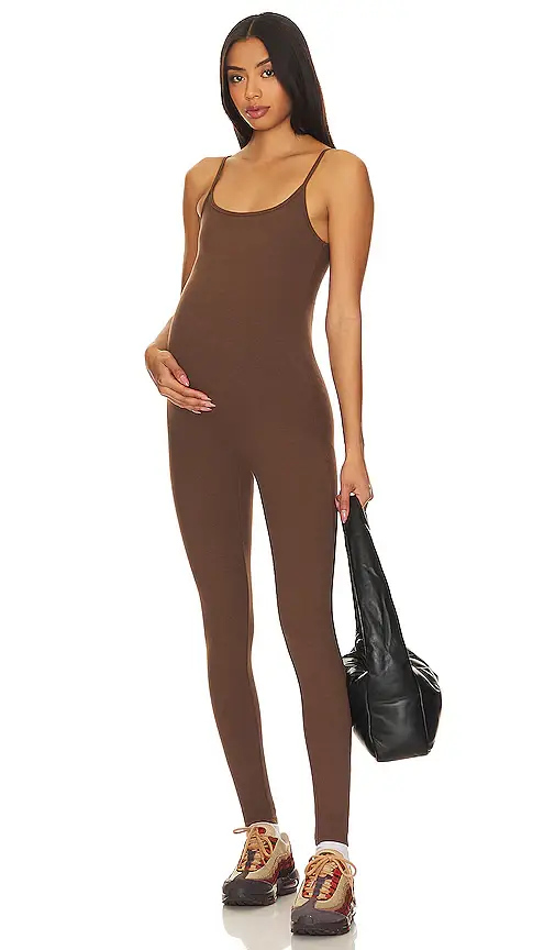 BUMPSUIT Rib Maternity Unitard