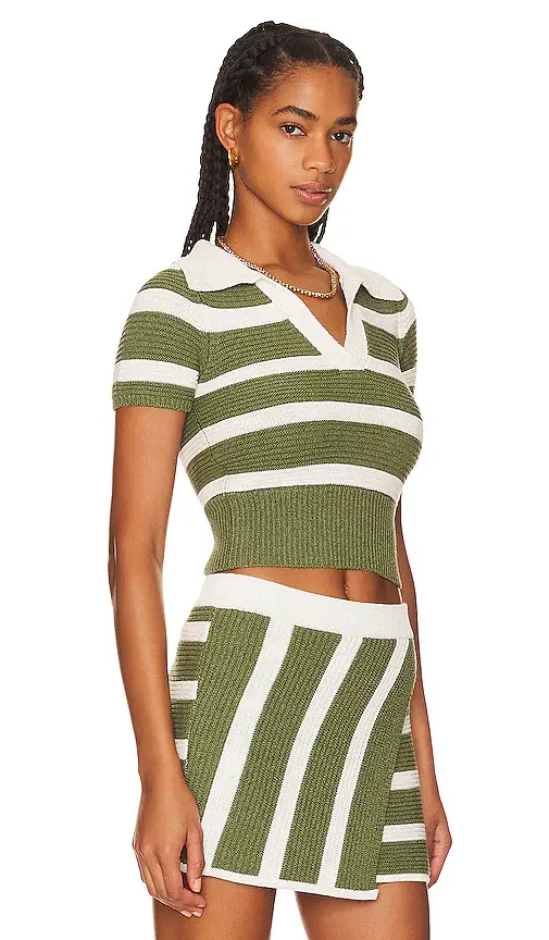 L'Academie Drea Striped Knit Top | Thumbnail 2 L'Academie Drea Striped Knit Top | Thumbnail 2