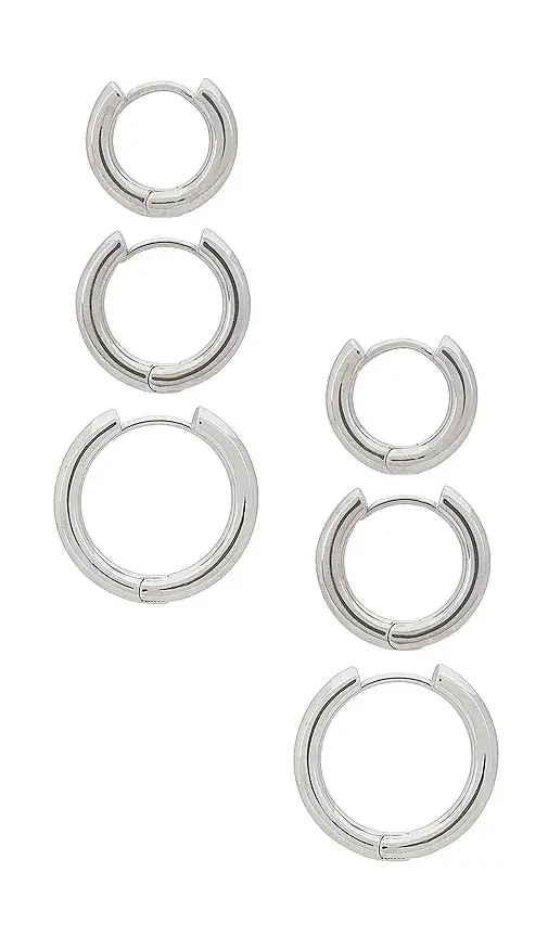 Shashi Triples Hoop Set of 3 | Thumbnail 2 Shashi Triples Hoop Set of 3 | Thumbnail 2