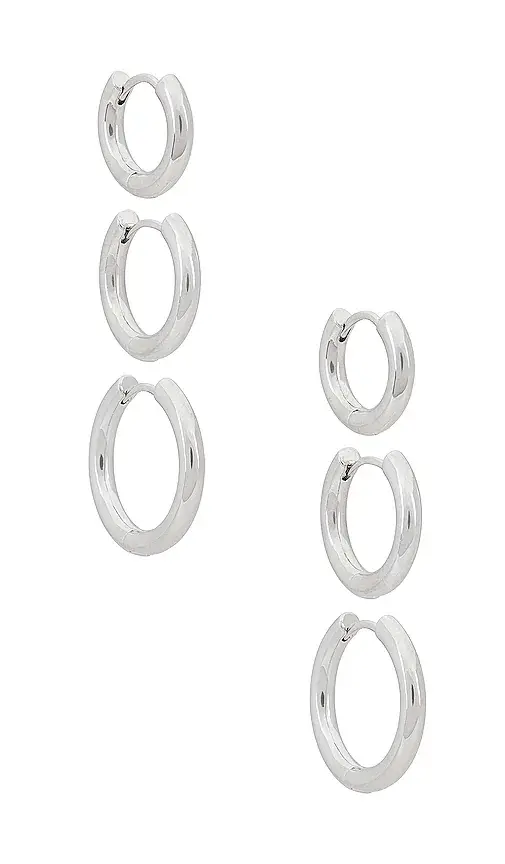 SHASHI Triples Hoop Set of 3 | Image 1 SHASHI Triples Hoop Set of 3 | Image 1