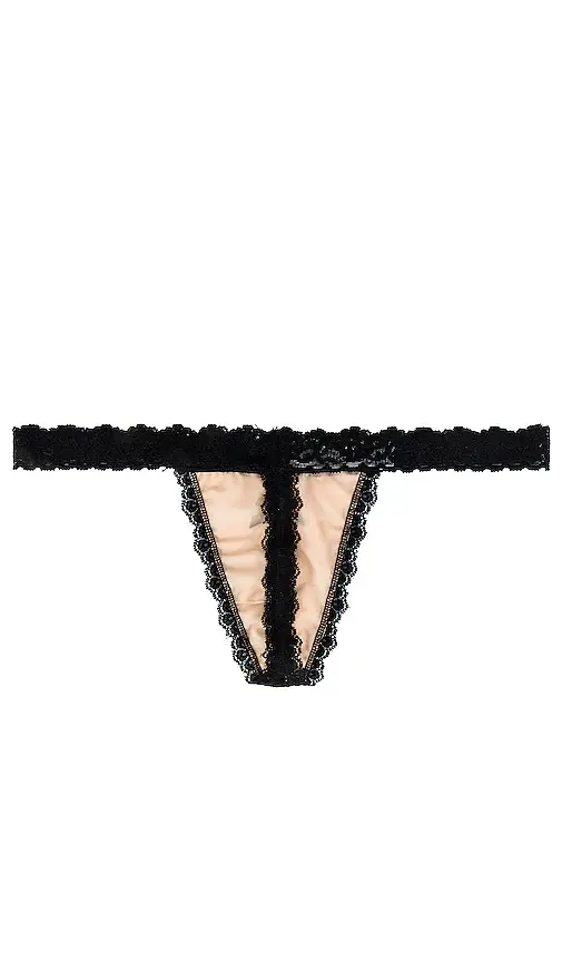 Hanky Panky AFTER MIDNIGHT Tulle Open Crotch G-String | Thumbnail 2