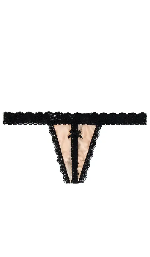 Hanky Panky AFTER MIDNIGHT Tulle Open Crotch G-String | Image 1 Hanky Panky AFTER MIDNIGHT Tulle Open Crotch G-String | Image 1