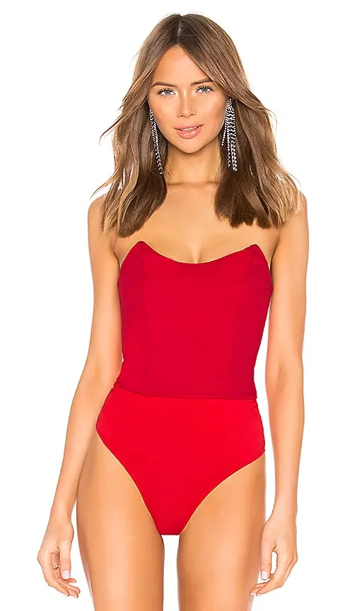 superdown Stevie Sweetheart Bodysuit | Thumbnail 2