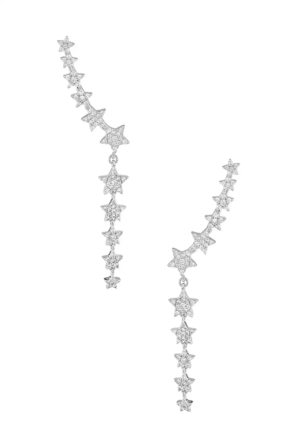 Shashi star Disco Climber Earrings
