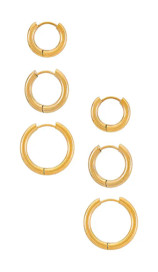Shashi Triples Hoop Set of 3 | Thumbnail 2