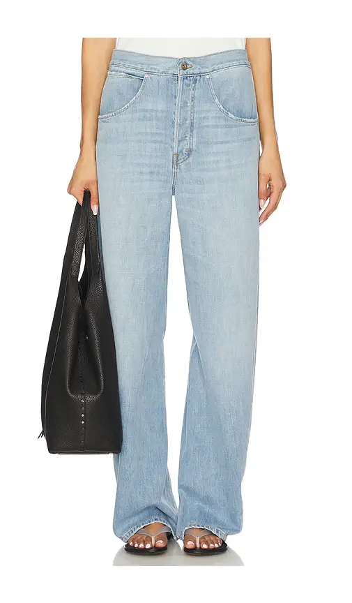 Lovers and Friends Light Engine Low Rise Twist Seam Jeans