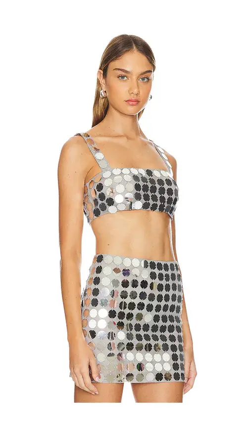 Lovers and Friends Gilles Sequin Crop Top | Thumbnail 2