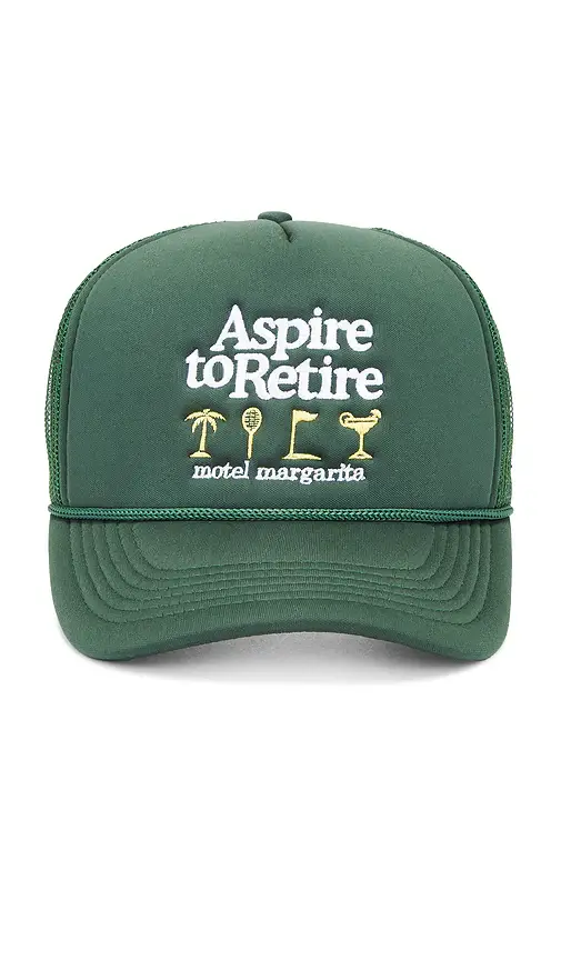 Motel Margarita Aspire To Retire Trucker Hat | Thumbnail 2 Motel Margarita Aspire To Retire Trucker Hat | Thumbnail 2