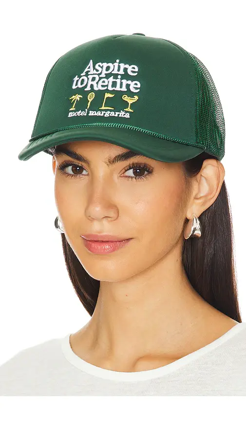 Motel Margarita Aspire To Retire Trucker Hat