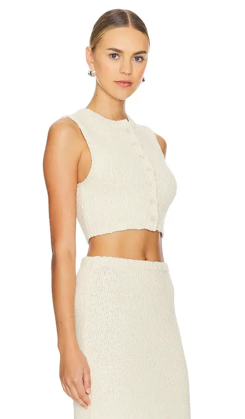 Lovers and Friends Agnese Cropped Vest | Thumbnail 2 Lovers and Friends Agnese Cropped Vest | Thumbnail 2