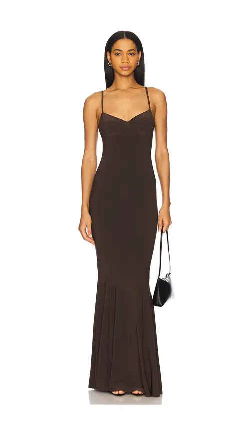 Norma Kamali Underwire Fishtail Gown | Image 1 Norma Kamali Underwire Fishtail Gown | Image 1