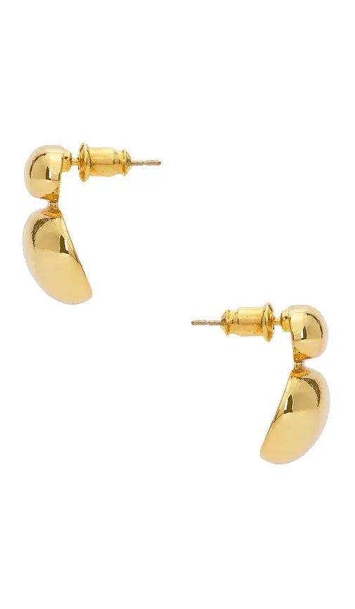 BRACHA Gold Pebble Studs | Thumbnail 2 BRACHA Gold Pebble Studs | Thumbnail 2