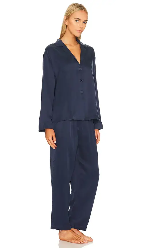 LUNYA Washable Silk Long Sleeve Pant Set | Thumbnail 2
