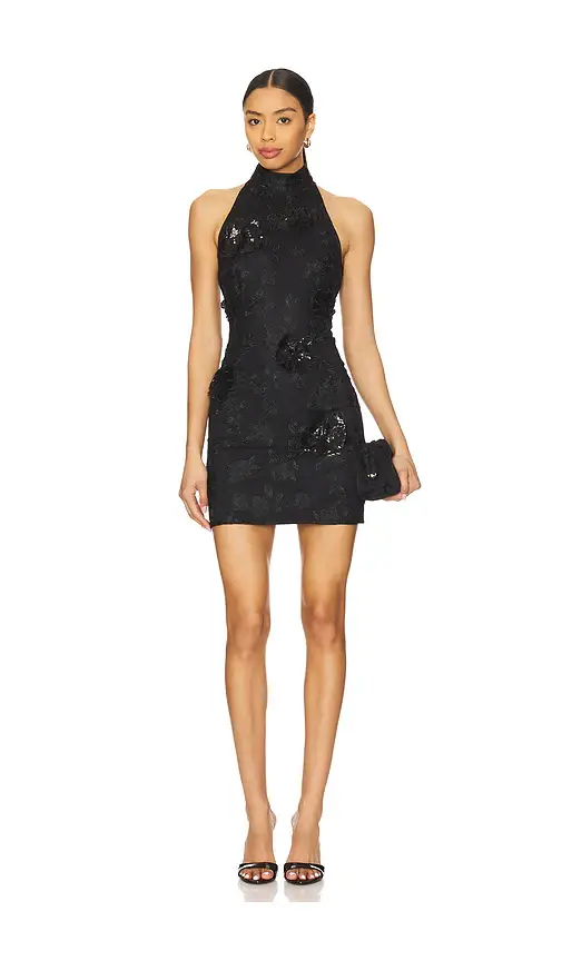 ROTATE Mesh Flower Mini Dress | Image 1 ROTATE Mesh Flower Mini Dress | Image 1